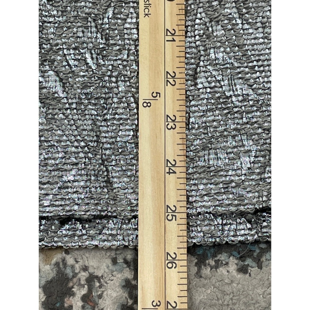 Lafayette 148 Pencil Skirt Womens 6 Silver Textured Shimmer Alpaca‎ Wool Lined - Picture 11 of 11